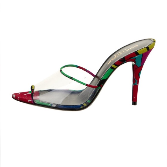 Saint Laurent Colorful Slides - Picture 7 of 7